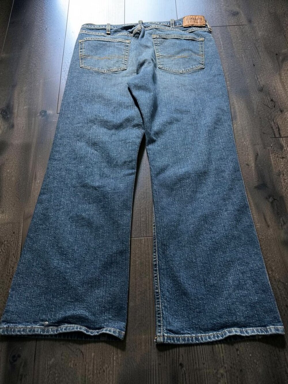 Levi Strauss Signature Men’s Bootcut Jeans 36x30 Medium Wash Casual Y2K - Picture 2 of 11